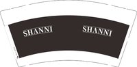 12250508SHANNI 9盎司加厚1000个：牛羊来啦 一次性定制纸杯、一次性广告纸杯设计图