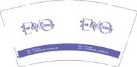 （印500个休白杯）12250602EVO9盎司1千个：tb696180876 一次性定制纸杯、一次性广告纸杯设计图