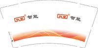 （印500个休白杯）12250601九王智能9盎司加厚1千个：心如妈咪 一次性定制纸杯、一次性广告纸杯设计图