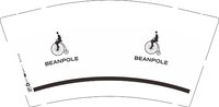 （休白500）12250619beanpole 9盎司1000个加急：汪丽娟1314 一次性定制纸杯、一次性广告纸杯设计图