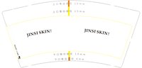 12250618 JINSI SKIN槿汐 9盎司1千个：achen瑰 一次性定制纸杯、一次性广告纸杯设计图