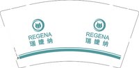 12250614瑞婕纳 9盎司1000个：孤单芭蕾37 一次性定制纸杯、一次性广告纸杯设计图