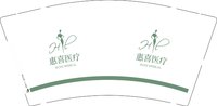 12250616惠喜医疗9盎司1万个：火种专用 一次性定制纸杯、一次性广告纸杯设计图