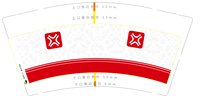 13250611FORLIFA9盎司特厚1千个：8899amm 一次性定制纸杯、一次性广告纸杯设计图