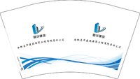 12250612 昌华建筑12盎司一千个：丁雪婷1989 一次性定制纸杯、一次性广告纸杯设计图