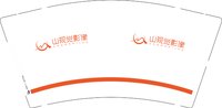 13250616Ш视觉影像9盎司5千个：hzcnhm 一次性定制纸杯、一次性广告纸杯设计图