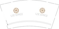 12250612 UXSPACE9盎司一千个：loveme亚杰 一次性定制纸杯、一次性广告纸杯设计图