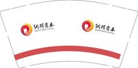 12250623纳川资本9盎司加厚1千：tb6893177376 一次性定制纸杯、一次性广告纸杯设计图