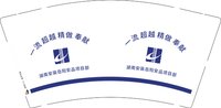 12250704 湖南安装岳阳安品项目部 9盎司1千：小院子情怀 一次性定制纸杯、一次性广告纸杯设计图