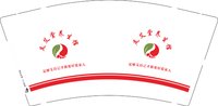 12250620足艾堂 9盎司1000个：独飞鸟062588 一次性定制纸杯、一次性广告纸杯设计图