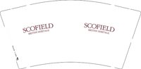 12250619 SCOFIELD 9盎司1千加急：长发及腰时99（含白色高盖） 一次性定制纸杯、一次性广告纸杯设计图