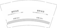 12250629藤野造型9盎司1千个：嘿丨美女 一次性定制纸杯、一次性广告纸杯设计图