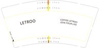 12250611LETROO9盎司1千个：kiki琪10 一次性定制纸杯、一次性广告纸杯设计图