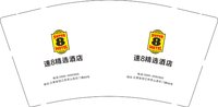 12250625速8精选酒店9盎司1千：tb540055128 一次性定制纸杯、一次性广告纸杯设计图