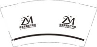 11250608臻美星耀医疗美容9盎司350克专版1千个：流星划过的夜空1587 一次性定制纸杯、一次性广告纸杯设计图
