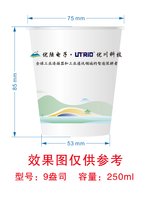 12250701ULO GROUP9盎司1千个：tb757400044（英皇乔治五世） 一次性定制纸杯、一次性广告纸杯设计图