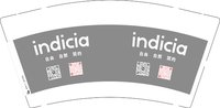 （休白500）12250607indicia 9盎司1000个：newbalance927 一次性定制纸杯、一次性广告纸杯设计图