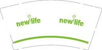 12250616newlife 9盎司1000个加急：冬天依旧很美 一次性定制纸杯、一次性广告纸杯设计图