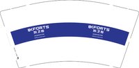 12250606凯卫斯 9盎司加厚1000个：张灿0704 一次性定制纸杯、一次性广告纸杯设计图