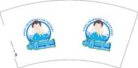12250616 水星7盎司五千：萤火虫不是爱玫瑰（月下饮酒0373） 一次性定制纸杯、一次性广告纸杯设计图