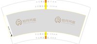 13250702铂月芮庭7盎司1千个：snowwangjie 一次性定制纸杯、一次性广告纸杯设计图