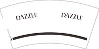 16250508有改DAZZLE7盎司2千：15251511797lan 一次性定制纸杯、一次性广告纸杯设计图