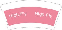 16250614有改High.Fly 9盎司1千：yingyangyanwo 一次性定制纸杯、一次性广告纸杯设计图
