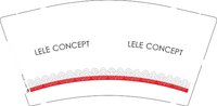12250703LELE CONCEPT9盎司1千个：tb979699355 一次性定制纸杯、一次性广告纸杯设计图