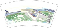 15250606图书馆 9盎司加厚5000个：百度微信创建文明城市举全市之力创建为民 一次性定制纸杯、一次性广告纸杯设计图