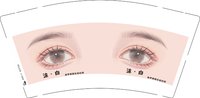 12250620沫•白美甲美睫化妆纹绣 9盎司1000个：棒棒糖果味6 一次性定制纸杯、一次性广告纸杯设计图