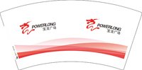 12250701宝龙广场 7盎司2千个：小金鱼嘀嗒 一次性定制纸杯、一次性广告纸杯设计图