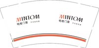 15250623明樘门窗 9盎司2000个：伊柏顿门窗-瑶瑶18173167269 一次性定制纸杯、一次性广告纸杯设计图