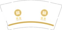 12250624有改铜象 9盎司1000个：tb320913182 一次性定制纸杯、一次性广告纸杯设计图