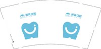 12250622美天口腔9盎司加厚2千：L0821Fairy（微信246） 一次性定制纸杯、一次性广告纸杯设计图