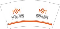 12250621 森码创客 9盎司一千个：嗯哼hwl369 一次性定制纸杯、一次性广告纸杯设计图