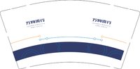 14250704万物梁行9盎司1千个：tb907893460 一次性定制纸杯、一次性广告纸杯设计图