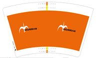 12250630IRONMAN 16盎司1千个：果冻加冰4563 一次性定制纸杯、一次性广告纸杯设计图