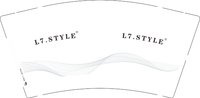12250609L7.STYLE9盎司1千：cc戚宝宝 一次性定制纸杯、一次性广告纸杯设计图