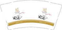 12250630途悠居集团 9盎司2000个：sscklkl 一次性定制纸杯、一次性广告纸杯设计图