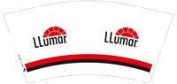 12250612 llumar9盎司2千350克专版：沥涤过后 一次性定制纸杯、一次性广告纸杯设计图