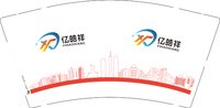 12250610 亿皓祥 9盎司加厚1000个：zz_2583 一次性定制纸杯、一次性广告纸杯设计图