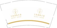 12250711天芮国际美妆 9盎司1000个：我是dongyang 一次性定制纸杯、一次性广告纸杯设计图
