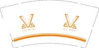 12250716 EVS9盎司1千：tb0802292759 一次性定制纸杯、一次性广告纸杯设计图