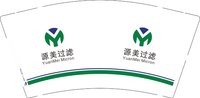 12250722 源美过滤9盎司加厚1千个：绝不多说233 一次性定制纸杯、一次性广告纸杯设计图