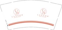 12250612兰塑9盎司1千 ：lanwenzhi001 一次性定制纸杯、一次性广告纸杯设计图