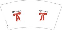 12250716Queen's 9盎司一千个：tb8638586800 一次性定制纸杯、一次性广告纸杯设计图