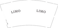 12250720LIMO 9盎司1000个：金老板0308 一次性定制纸杯、一次性广告纸杯设计图