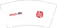 12250714 德佑 9盎司加厚三千个：晓东1994430 一次性定制纸杯、一次性广告纸杯设计图