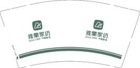 12250721雅蘭家纺9盎司加厚1千个：tb603722832 一次性定制纸杯、一次性广告纸杯设计图
