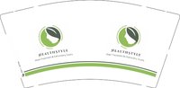 12250725 HEALTHSTYLE9盎司1千（1千1箱）：tb993569580713 一次性定制纸杯、一次性广告纸杯设计图